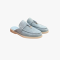 Mocassins Femme Été à Enfiler – Suédine et Silhouette Décontractée Bleu clair / 36 MAX FOR ME