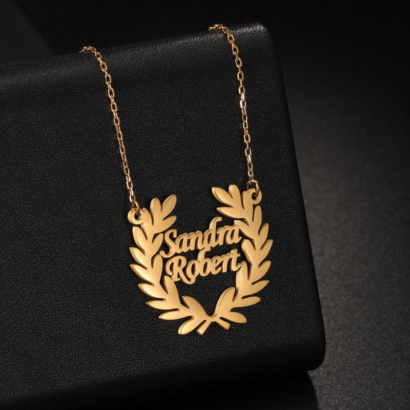 Ok _ Collier personnalisé prénom en épi de blé _ acier inoxydable – Max For Me 1 Prénom MAX for ME