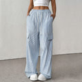 Pantalon cargo à rayures - style et confort sans effort - MAX FOR ME MAX FOR ME