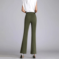 Pantalon évasé à fente avant - une silhouette moderne et élancée - MAX FOR ME MAX FOR ME