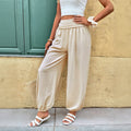 Pantalon fluide taille haute - confort et style bohème chic - MAX FOR ME MAX FOR ME