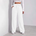 Pantalon large en molleton - confort et style décontracté - MAX FOR ME Blanc / S MAX FOR ME
