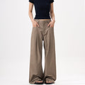 Pantalon large plissé à taille haute - une allure chic et moderne - MAX FOR ME MAX FOR ME