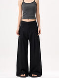 Pantalon large plissé à taille haute - une allure chic et moderne - MAX FOR ME MAX FOR ME