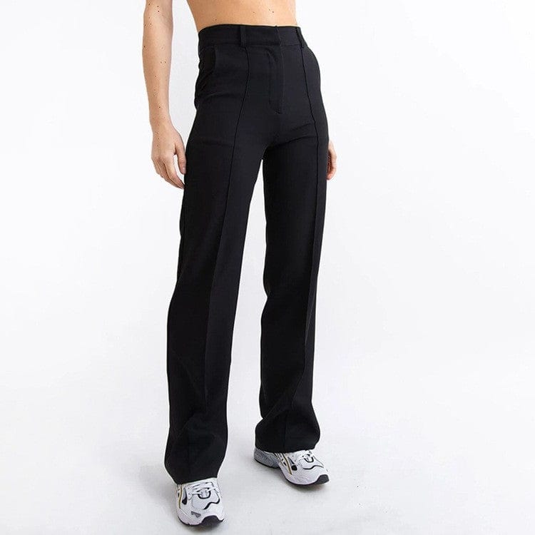 Pantalon large pour femme - Taille haute - Coupe ajustée - Élégant et confortable MAX FOR ME