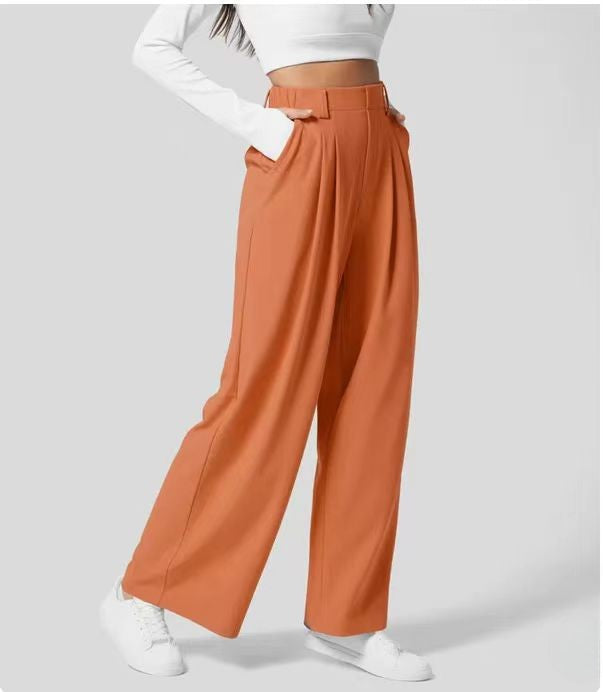pantalon-large-taille-haute-femme-vert-emeraude-tissu-doux-max-for-me