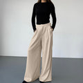 Pantalon palazzo fluide - une allure chic et sophistiquée - MAX FOR ME Beige / M MAX FOR ME
