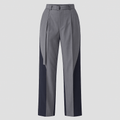 Pantalon tailleur bicolore - une silhouette affinée et moderne - MAX FOR ME MAX FOR ME