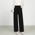 Pantalon tailleur jambes larges - une silhouette élancée - MAX FOR ME Noir / S MAX FOR ME