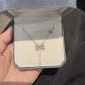 Pendentif nœud papillon détail strass cristal qualité MAX FOR ME