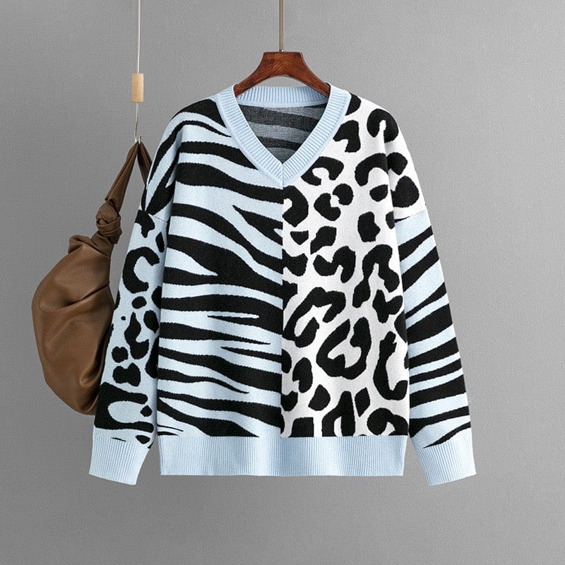 Pull à imprimé zèbre et léopard - un style audacieux et moderne - MAX FOR ME MAX for ME