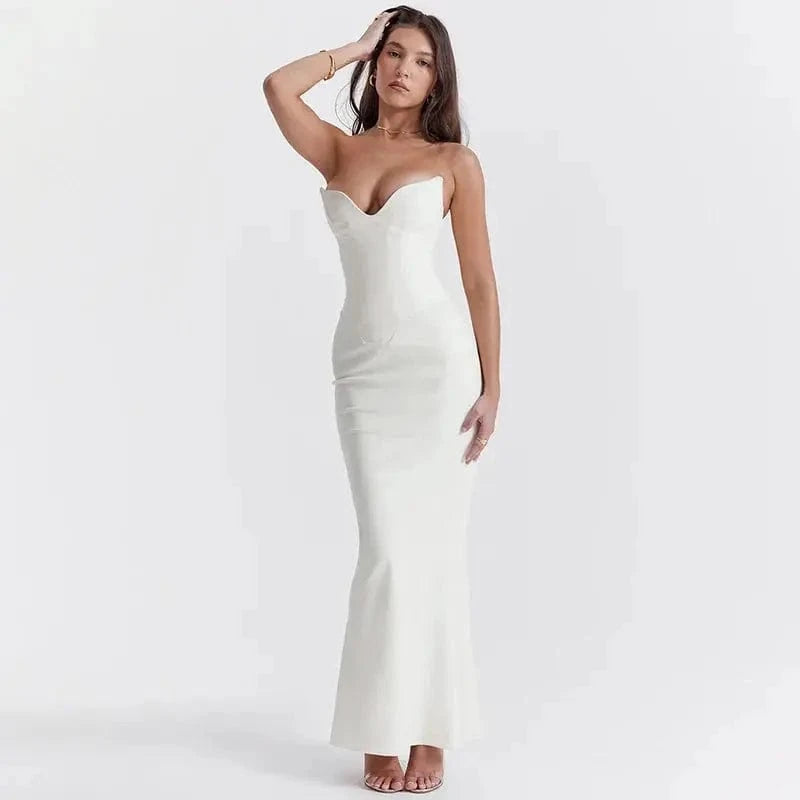 MAX for ME Robe Bustier Camélia