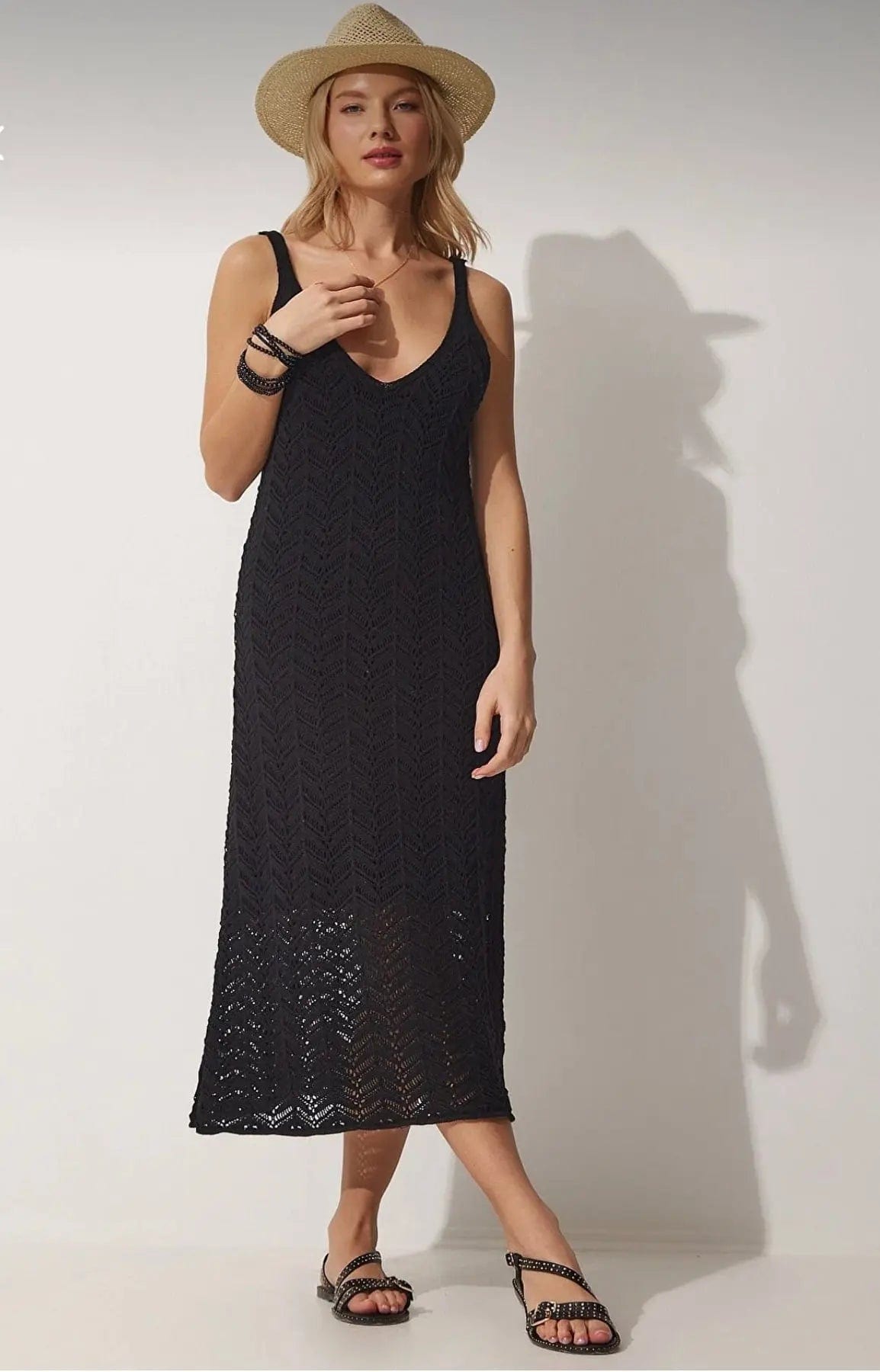 MAX for ME Robe d’été en crochet - taille unique 36 au 40