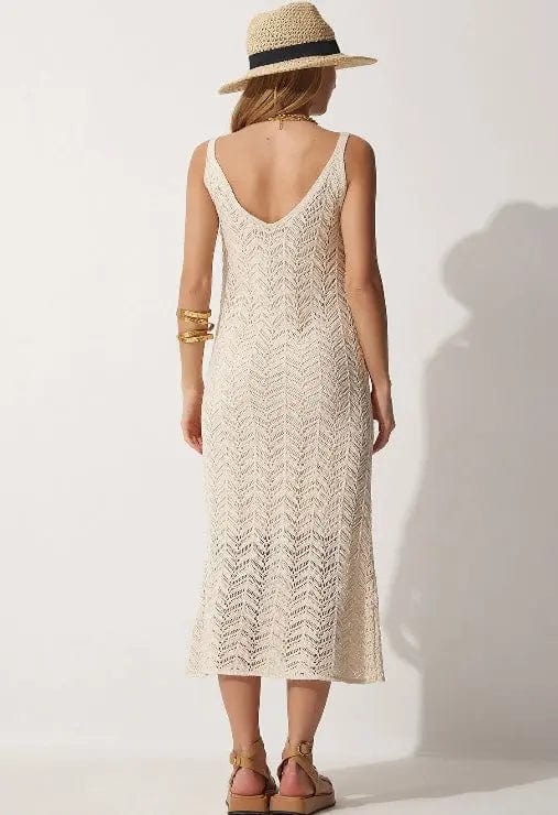MAX for ME Robe d’été en crochet - taille unique 36 au 40