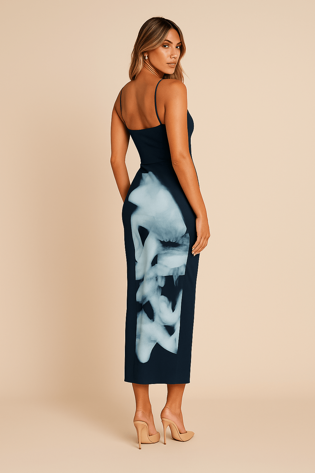 Robe d’Été Femme Style Américain – Coupe Longue et Ajustée MAX FOR ME