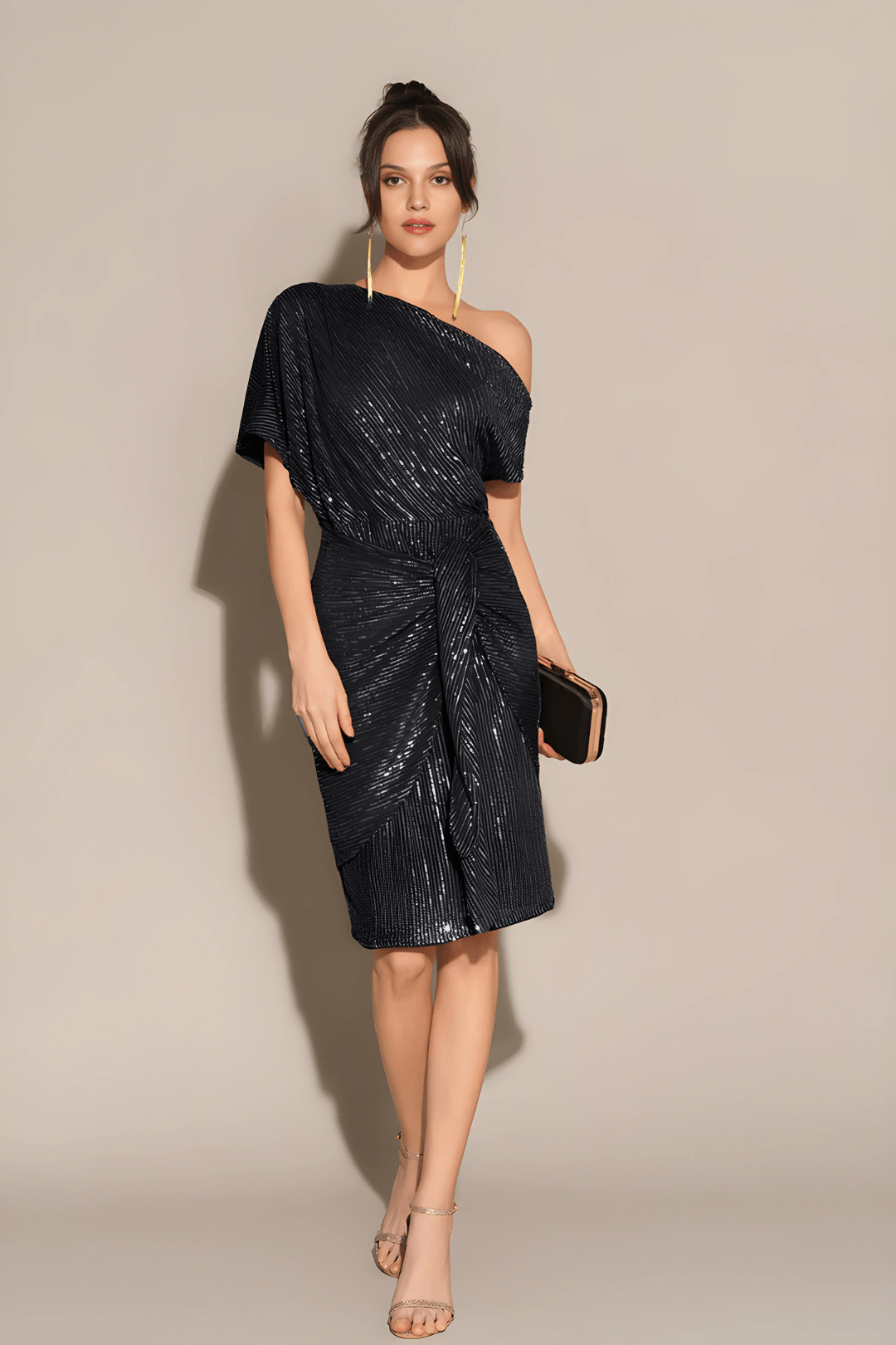 Robe de Soirée  Paillettes Chic et élégante MAX FOR ME