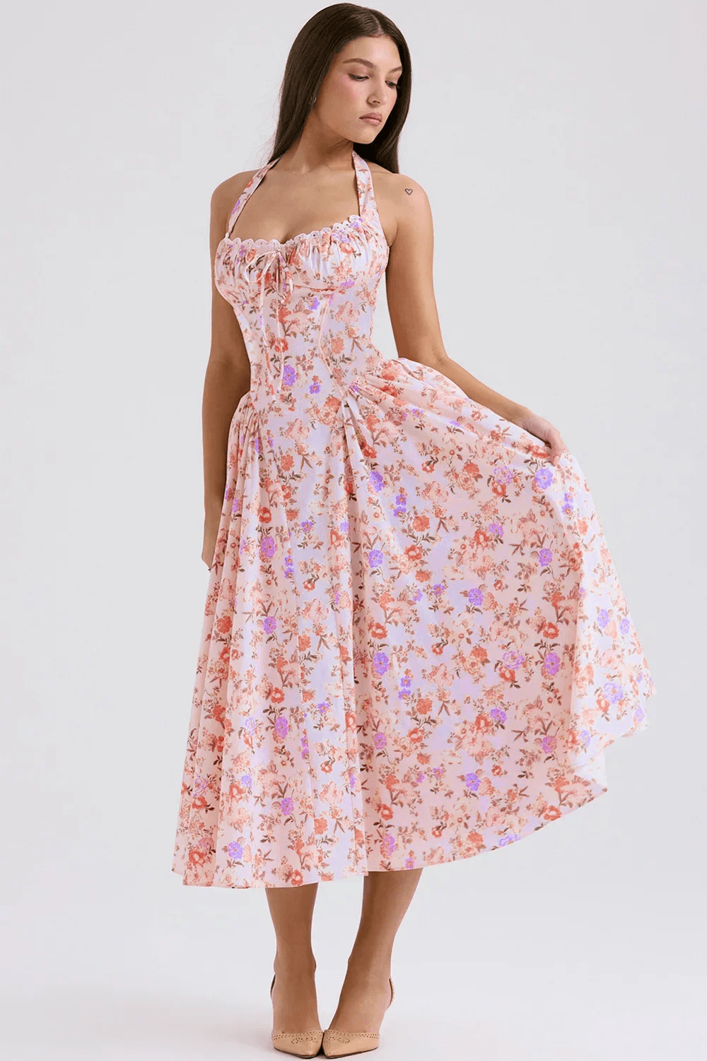 Robe Femme A-line Imprimé Floral MAX FOR ME