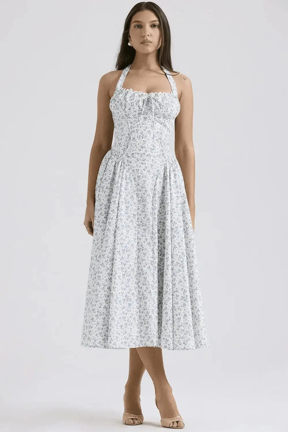 Robe Femme A-line Imprimé Floral 