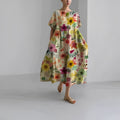 Robe Fleurie Boho Femme Top été – Coupe Évasée MAX FOR ME