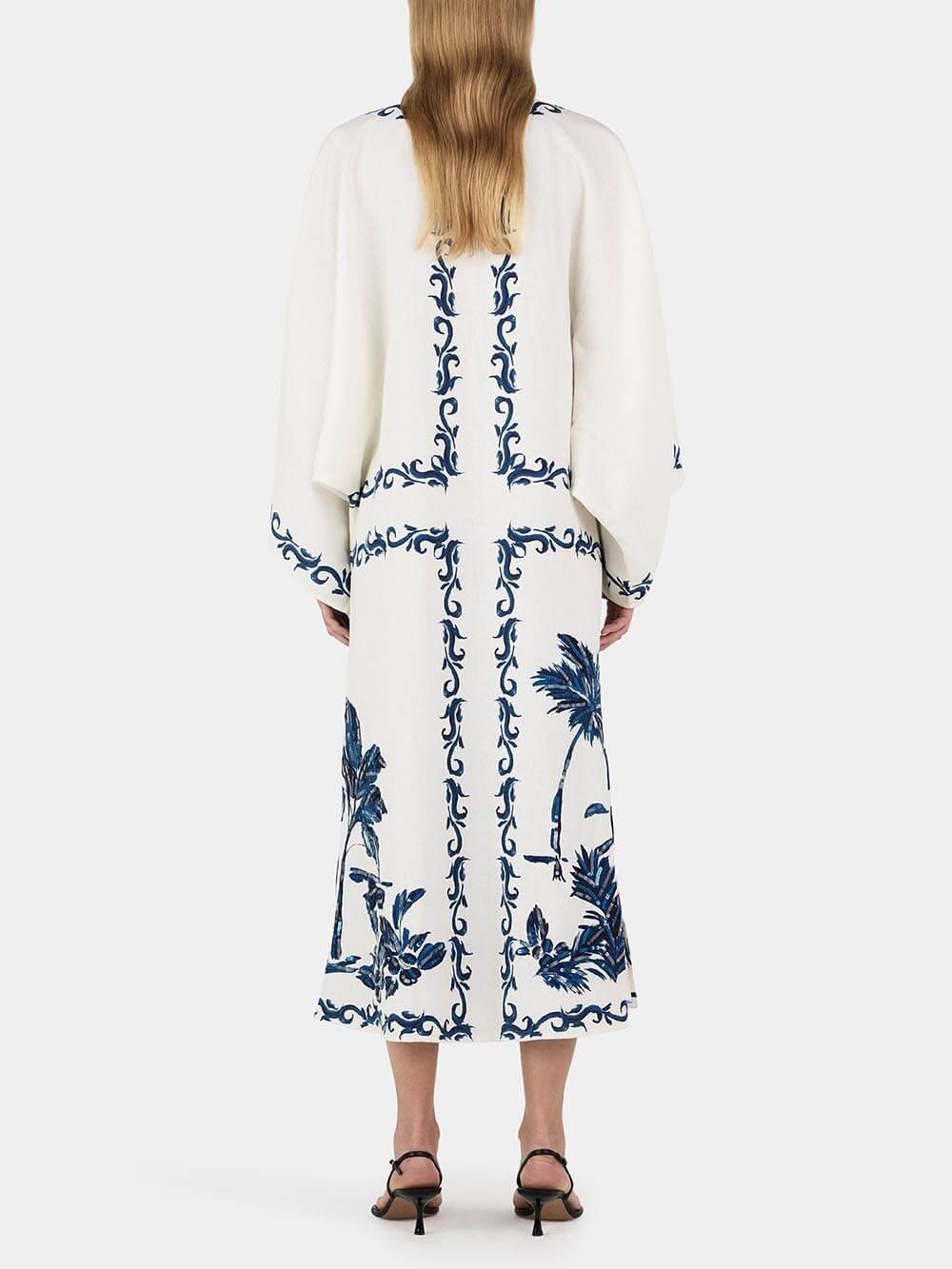 Robe hawaienne vintage à paillettes oversize - style tropical scintillant MAX FOR ME