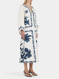 Robe hawaienne vintage à paillettes oversize - style tropical scintillant MAX FOR ME