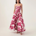 Robe Longue Femme Imprimée Sans Bretelles MAX FOR ME