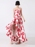 Robe Longue Femme Imprimée Sans Bretelles MAX FOR ME