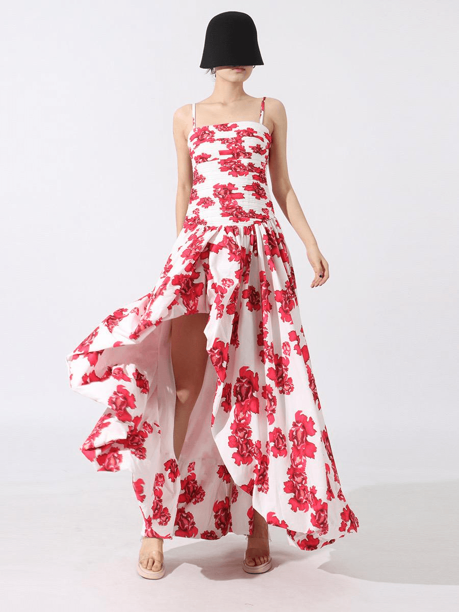 Robe Longue Femme Imprimée Sans Bretelles MAX FOR ME