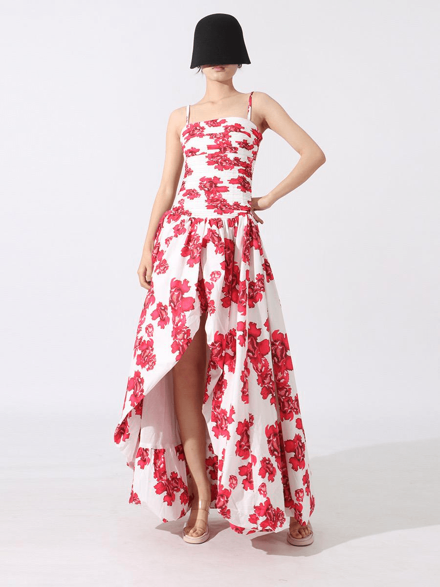Robe Longue Femme Imprimée Sans Bretelles MAX FOR ME