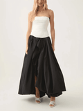 Robe Longue Femme Imprimée Sans Bretelles MAX FOR ME