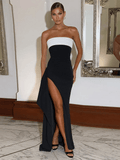 Robe Longue Noir Maxi pour Femme –  Été & Légèreté MAX FOR ME