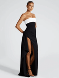 Robe Longue Noir Maxi pour Femme –  Été & Légèreté MAX FOR ME