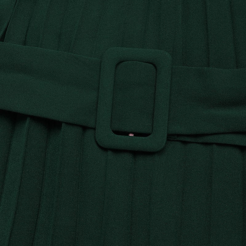 Robe Longue Plissée Verte MAX FOR ME