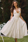 MAX for ME Robe midi Clara avec dos nu et jupe en tulle