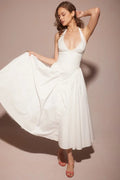 MAX for ME Robe midi Clara avec dos nu et jupe en tulle