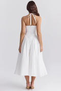 MAX for ME Robe midi Clara avec dos nu et jupe en tulle