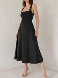 Robe Midi Femme Charbon – Élégance Chic et Intemporelle MAX FOR ME