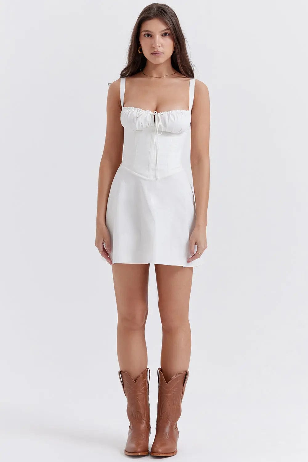 MAX for ME Robe mini Camille avec corset et dos lacé