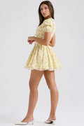 Robe mini florale avec corsage ajusté et jupe plissée MAX for ME