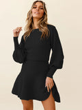 Robe pull à manches lanterne rose - Douceur romantique et style moderne MAX FOR ME