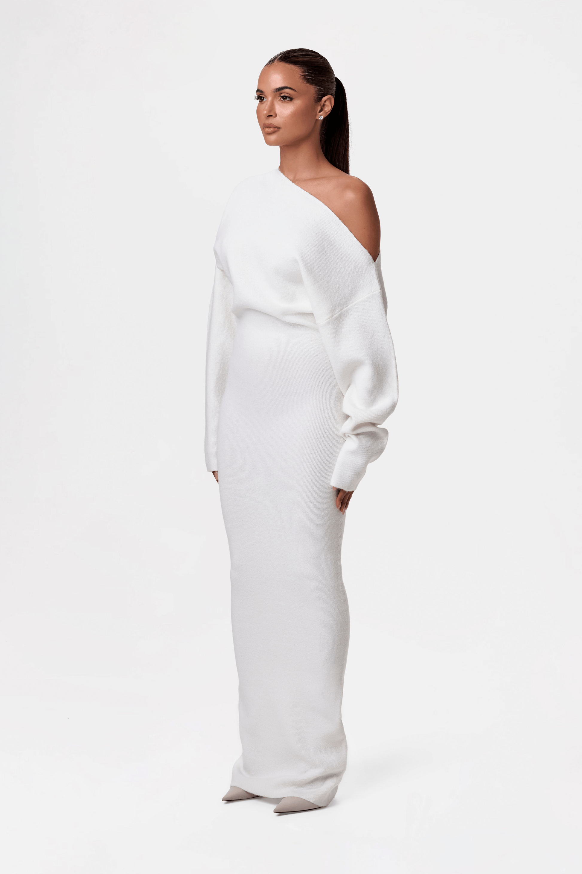 Robe Pull Femme Epaule dénudée MAX FOR ME