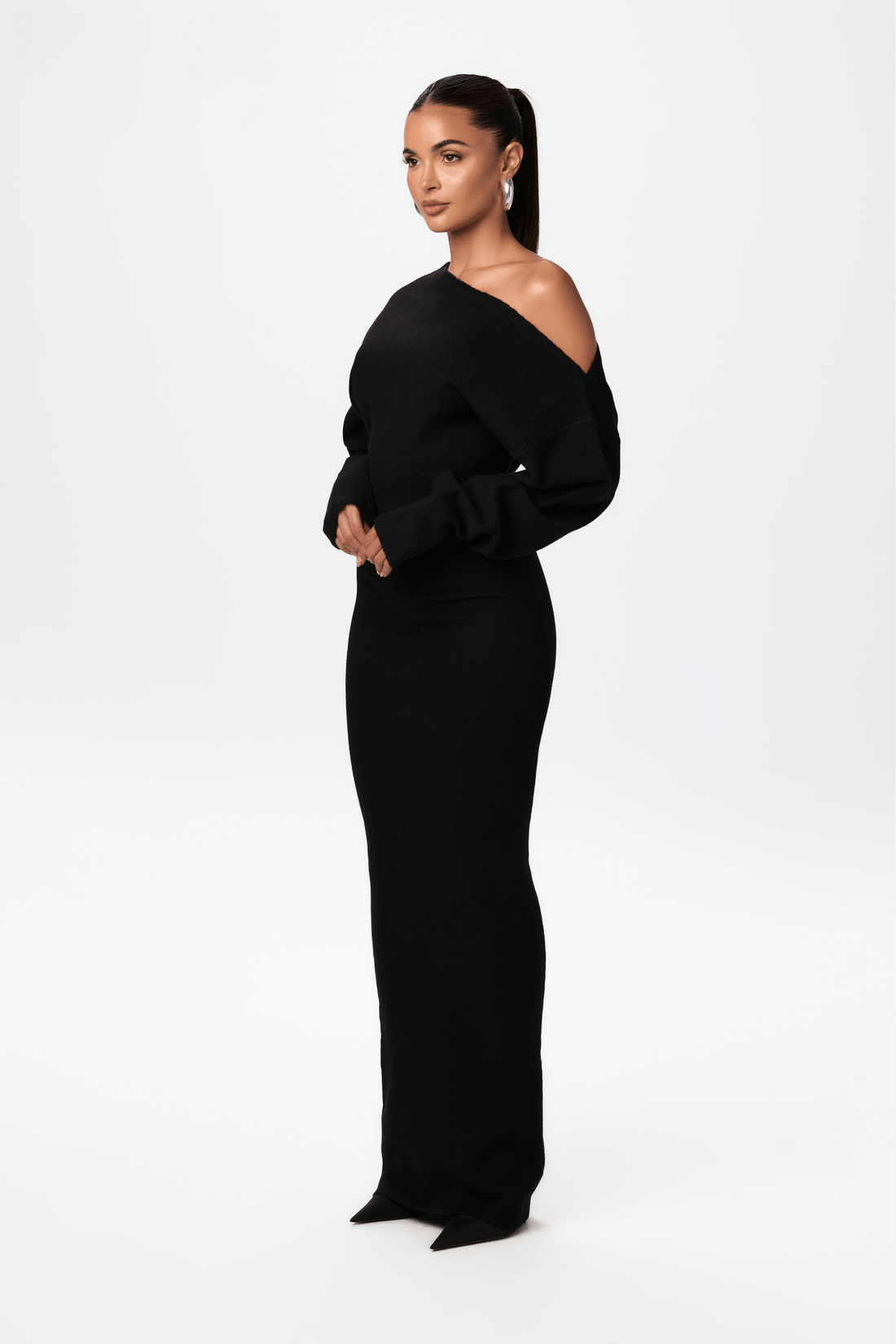 Robe Pull Femme Epaule dénudée MAX FOR ME