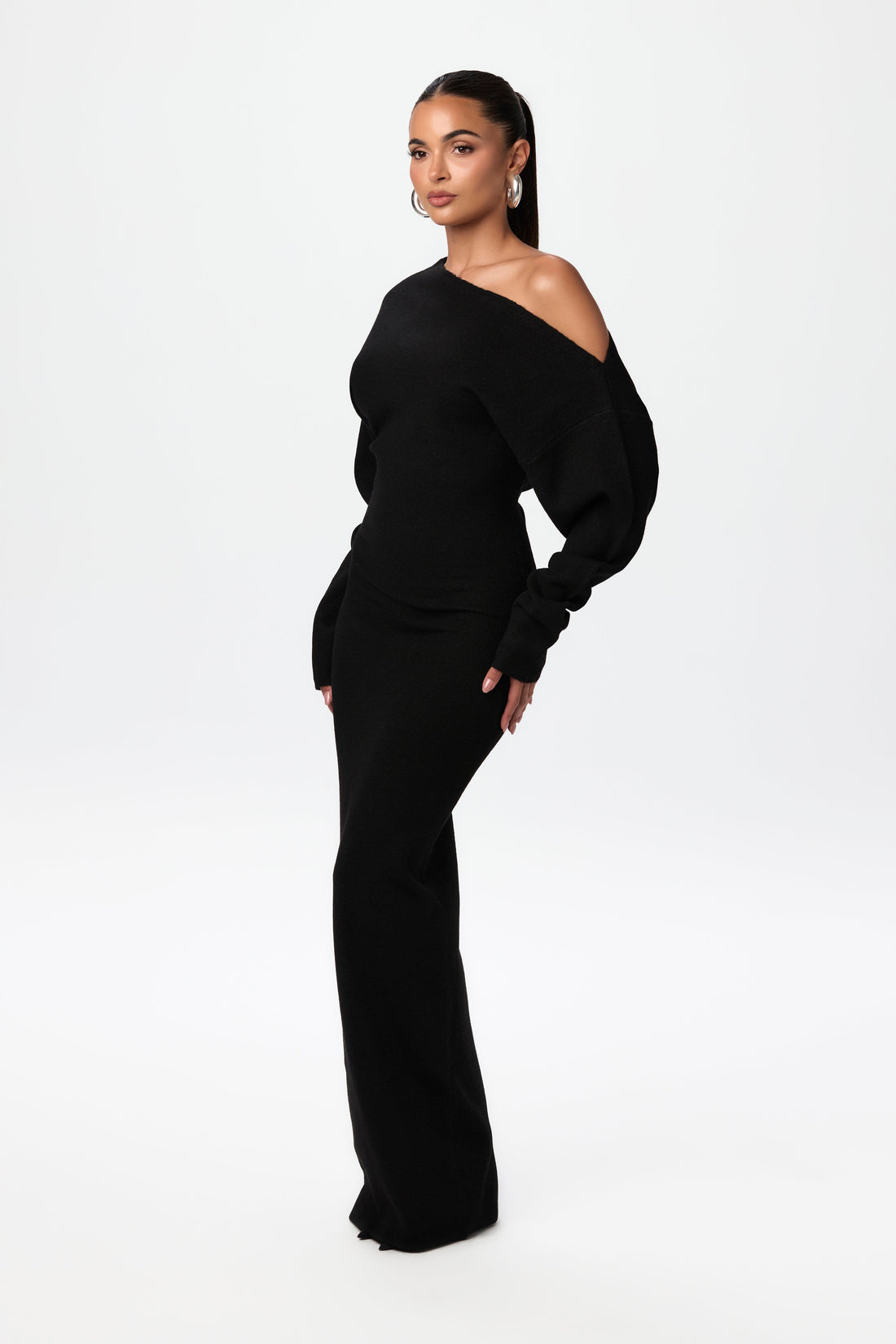 Robe Pull Femme Epaule dénudée MAX FOR ME