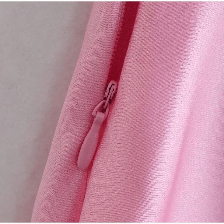 Robe longue Éloïse en satin duchesse 