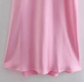Robe longue Éloïse en satin duchesse 