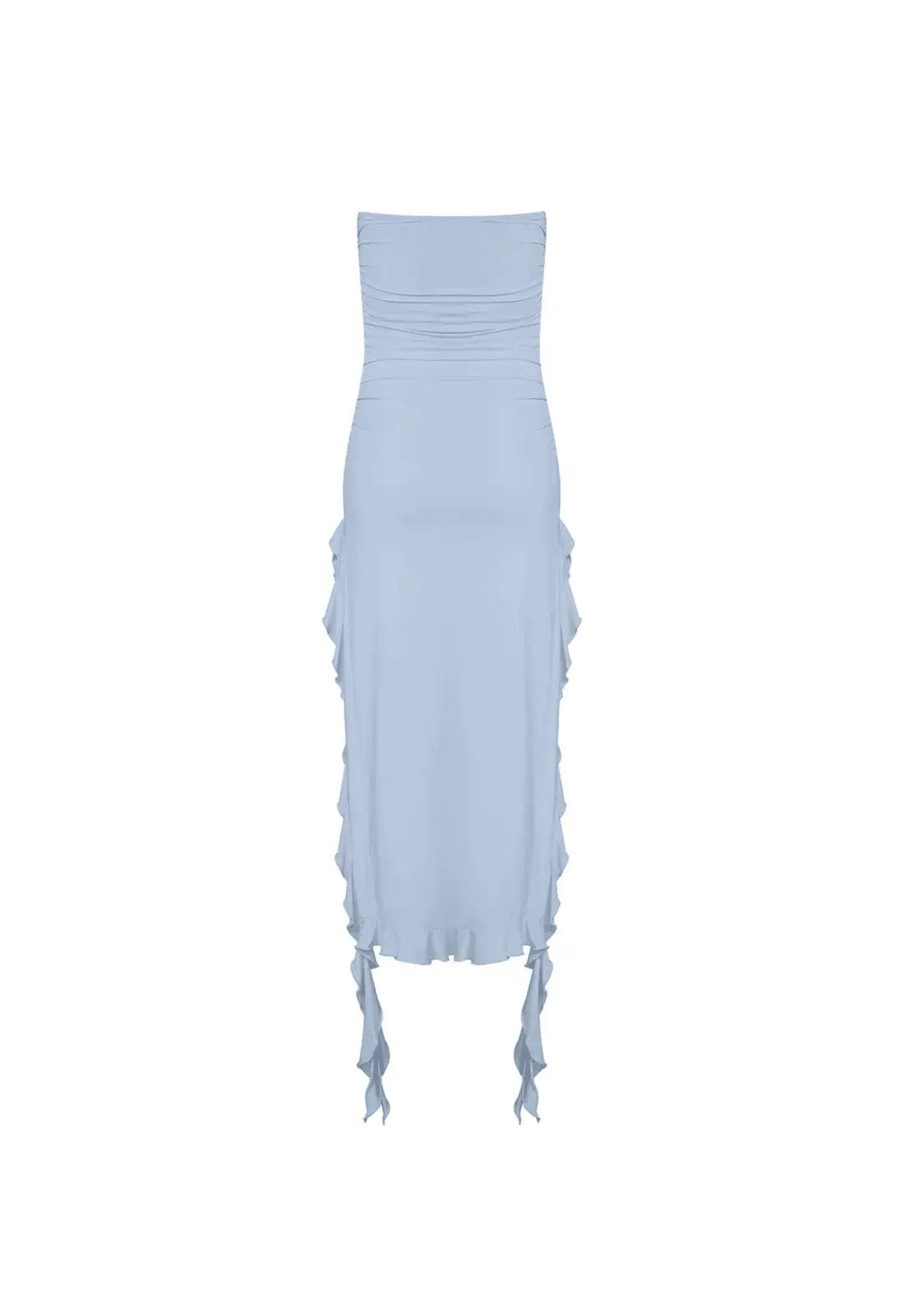MAX for ME robes Robe longue Léa en georgette – fluidité sensuelle et détails raffinés