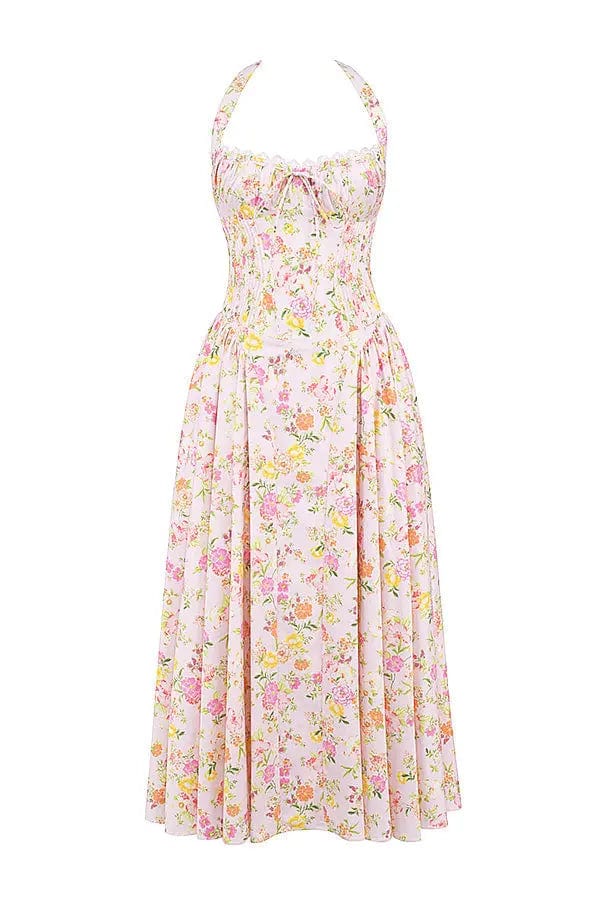 MAX for ME robes Robe midi Élise avec imprimé floral et jupe volumineuse