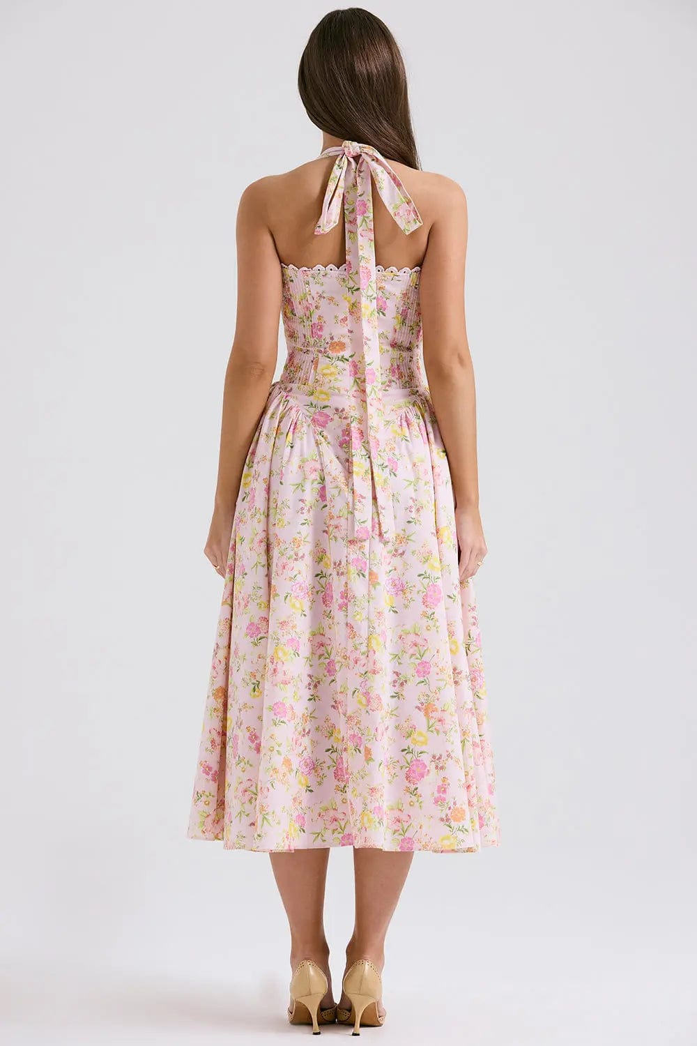 MAX for ME robes Robe midi Élise avec imprimé floral et jupe volumineuse
