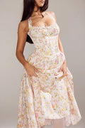 MAX for ME robes Robe midi Élise avec imprimé floral et jupe volumineuse