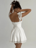 Robe mini Camille avec corsage corseté et jupe en tulle 